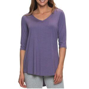 Felina Modal V-Neck Tunic Top Shirt XS NWT